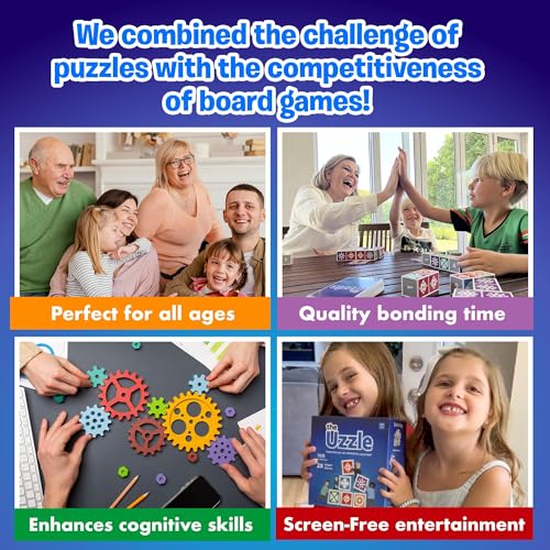 The Uzzle 30 Board Game Family Board Games for Children  Adults Block Puzzle Games for Ages 4 - Image 5