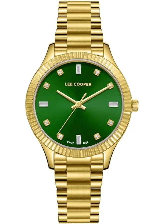 لي كوبر LEE COOPER Women Analog Dark Green Dial Watch - LC08079.170