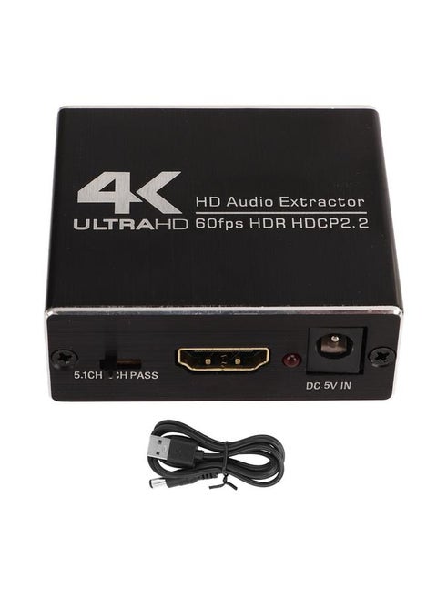 HD Multimedia Interface Splitter 5.1 Channel HD Sound Signal Converter HD Multimedia Interface Sound Extractor
