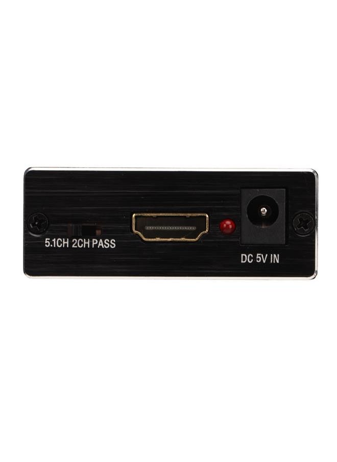 HD Multimedia Interface Splitter 5.1 Channel HD Sound Signal Converter HD Multimedia Interface Sound Extractor