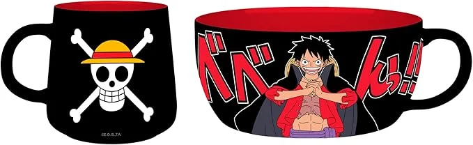 أبيستايل ABYstyle ONE PIECE - Breakfast Set Mug + Bowl - Luffy