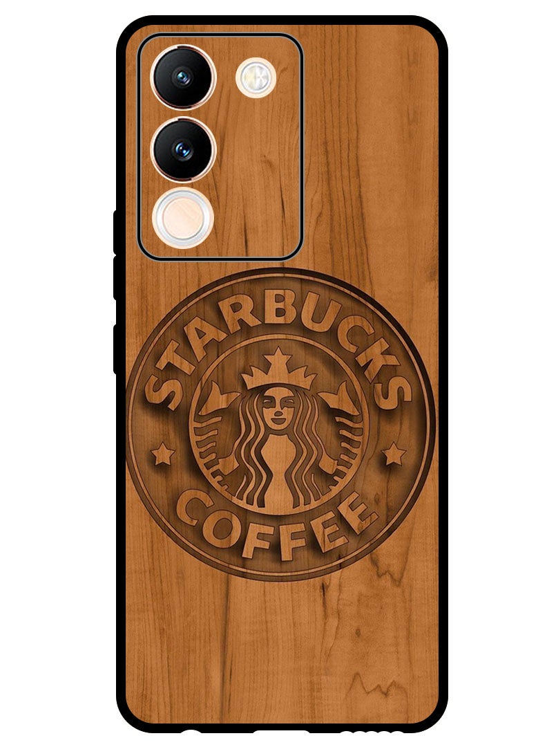 Theodor Protective Case Anti Scratch Shock Proof Bumper Cover For Vivo Y200 StarBucks 1 - Image 1