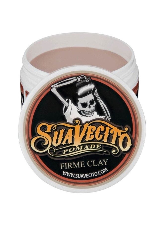 SUAVECITO Pomade Firme Clay 4 oz, 1 Pack - Strong Hold Hair Clay For Men - Low Shine Matte Hair Clay Pomade For Natural Texture Hairstyles  - Image 2