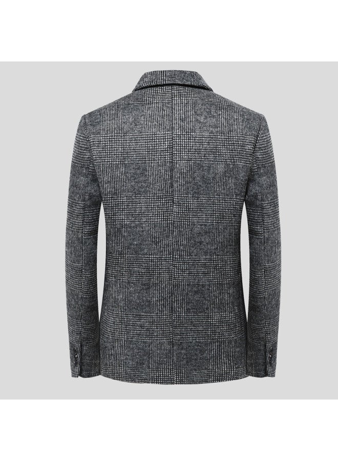 Tucano men's Wool Coat - Structured Business Casual Blazer For Commuting - Image 3