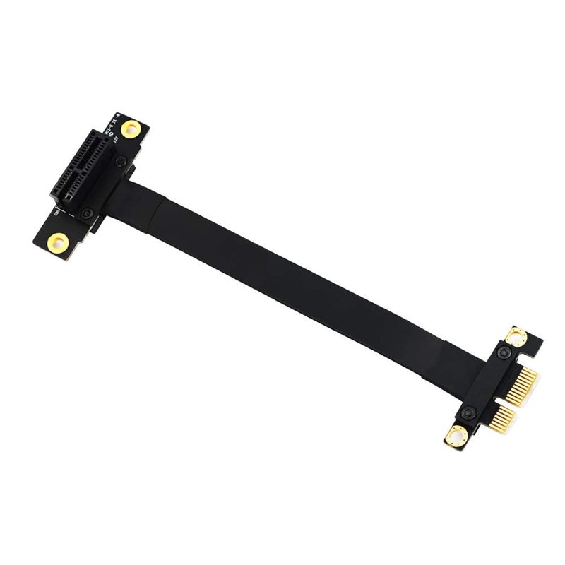Mustpoint PCI-e PCI Express 36Pin 1X Extension Cable with Gold-Plated Connector (90Â°) - Image 1