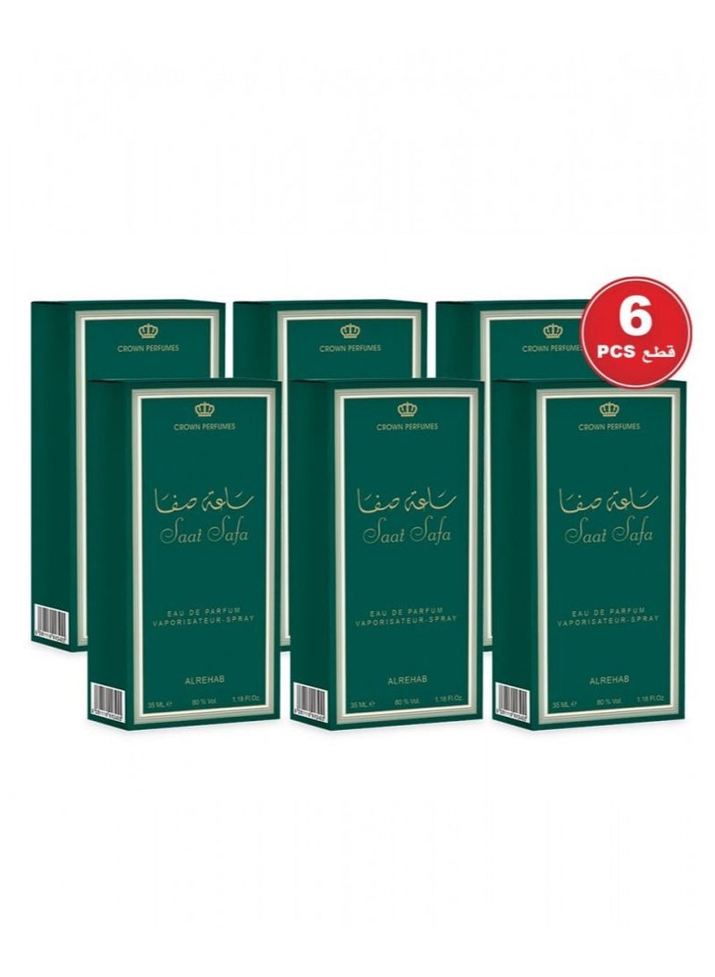 Alrehab Al Rehab Perfumes Safa watch 35 ml - 6 pieces Eau de Parfum - for women - Image 1