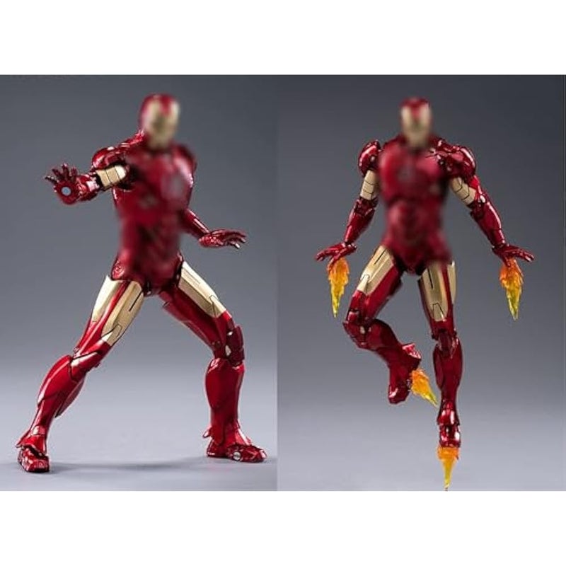 MK4 Collectible Action Figure-7 Inch 10th Anniversary Metal Texture Painting Movable Mark Model Toys (MK IV) - Image 2