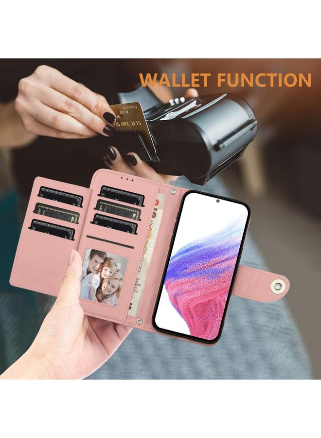 زبون جراب لهاتف Infinix Hot 50 Pro+ 4G جراب هاتف جلدي قلاب بملمس معيني مع حبل - Image 4