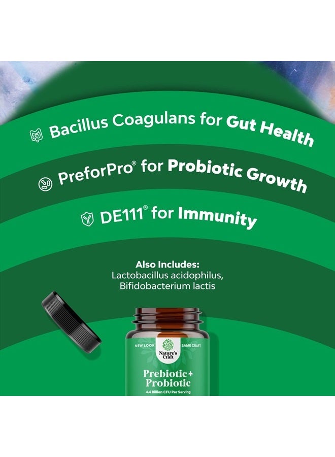 Natures Craft Nature's Craft Prebiotic+Probiotic,Immunity Support,Delayed-Release-Digestive health - 60 Capsules - Image 5