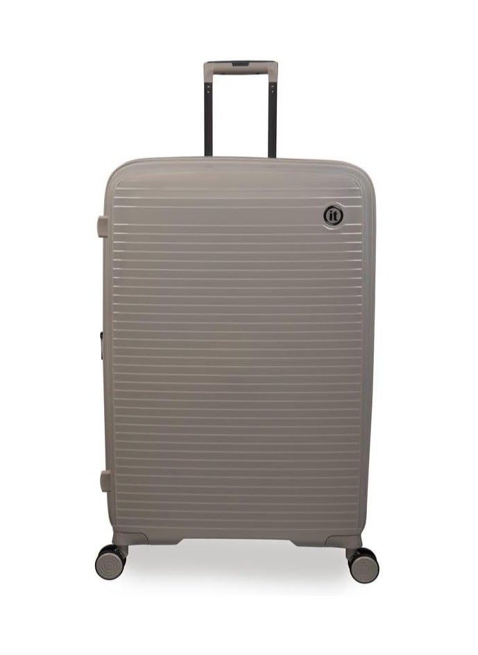it Luggage it luggage Spontaneous, Unisex Polypropylene Material Hard Case Luggage, 8x360 degree Spinner Wheels, Expandable Trolley Bag, TSA Type lock,15-2881-08OL- Size Large, Color Feather Grey  - Image 1
