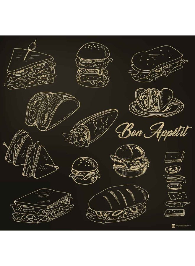 Restaurantware 12 x 12 Inch Pastry Sheets, 500 Durable Sandwich Wrapping Papers - Greaseproof, Microwavable, Kraft Paper Food Basket Liners, For Restaurants, Bakeries, Or Coffee Shops  - Image 1