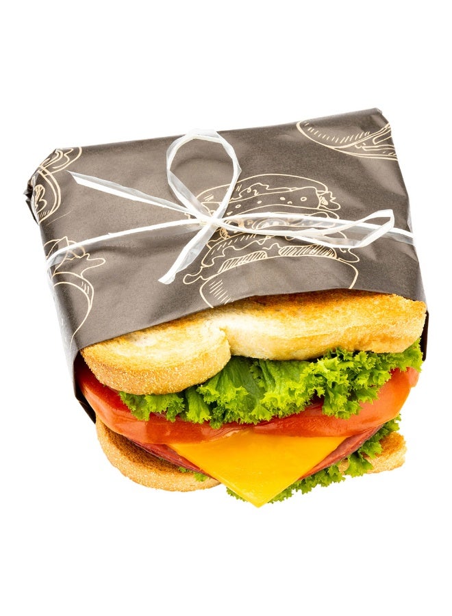 Restaurantware 12 x 12 Inch Pastry Sheets, 500 Durable Sandwich Wrapping Papers - Greaseproof, Microwavable, Kraft Paper Food Basket Liners, For Restaurants, Bakeries, Or Coffee Shops  - Image 2