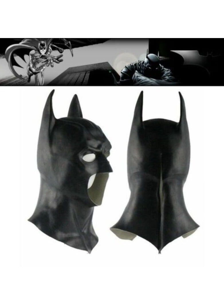 1PCS Batman Full Mask Cowl Adult The Dark Knight Rises Mens Cosplay Prop - Image 1