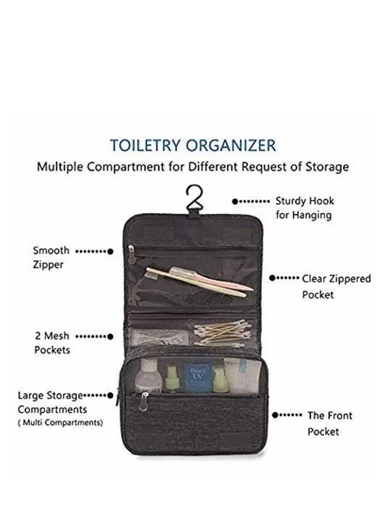 Multifunctional Travel Organizer Bag Cosmetic Toiletry Makeup Shaving Bag for Men Women Hanging Toiletry Organizer Travel Bag - Image 3