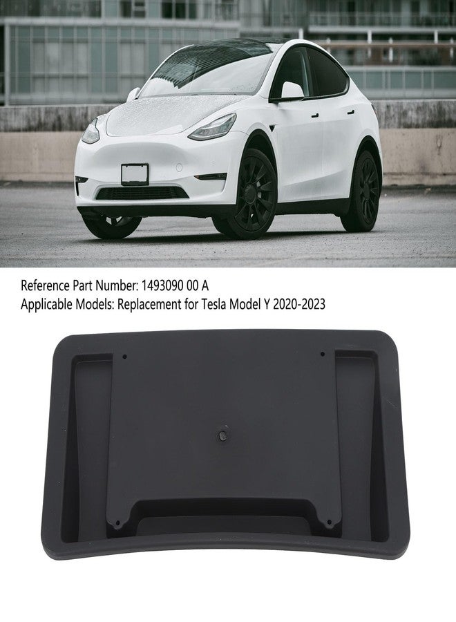 Dpofirs 149309000A Front License Plate for Model Y, License Plate Holder Mounting Bracket, License Plate Replacement for Tesla Model Y 2017 to 2023 - Image 3