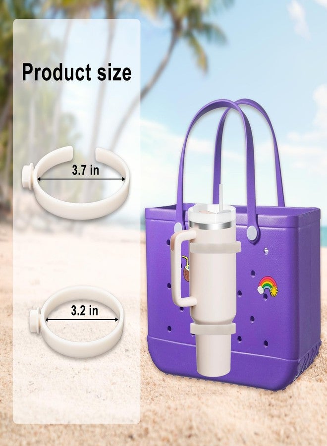 Bnapott 2 Pack Cup Holder for Bag, Adjustable Drink Holder Attachment for Stanley 40oz/30oz Tumbler, Compatible with Beach Totes - Image 5