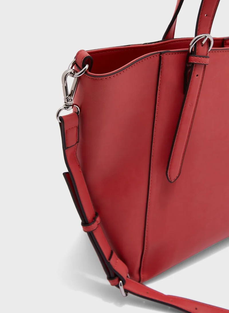 NINE WEST Wide Strap Shopper