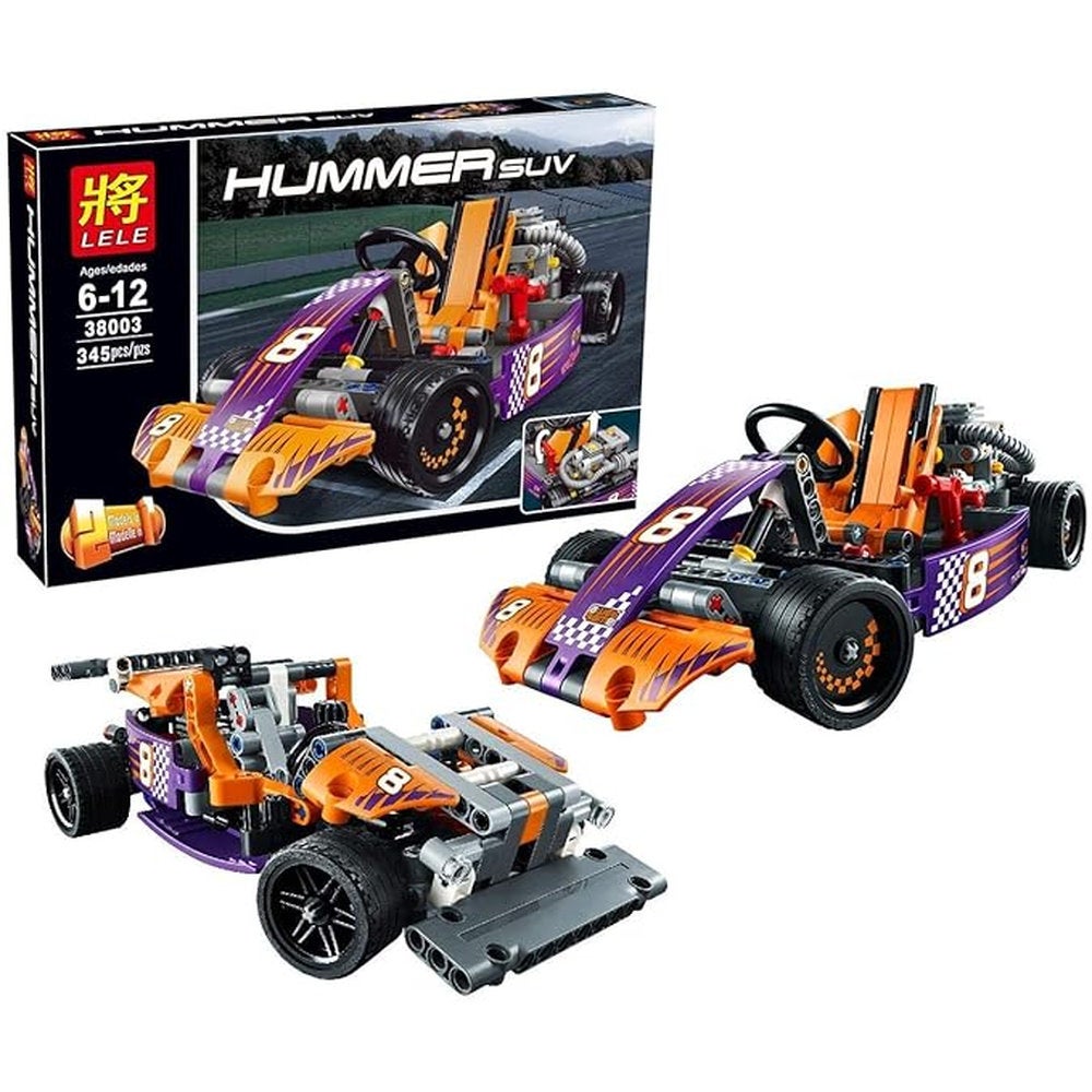 LELE Technology 2-in-1 Racing Car Building Block Set – 38003