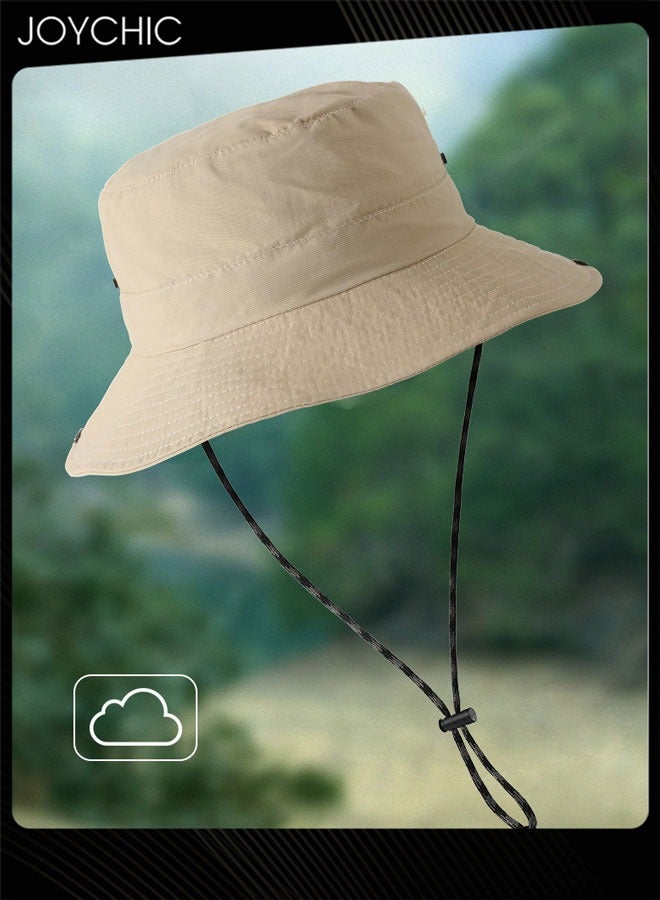 Joychic قبعة صياد السمك الربيع والصيف للنساء والرجال لصيد الأسماك في الهواء الطلق، قبعة واقية من الأشعة فوق البنفسجية قابلة للتنفس ومقاومة للماء للتخييم والتسلق - Image 4