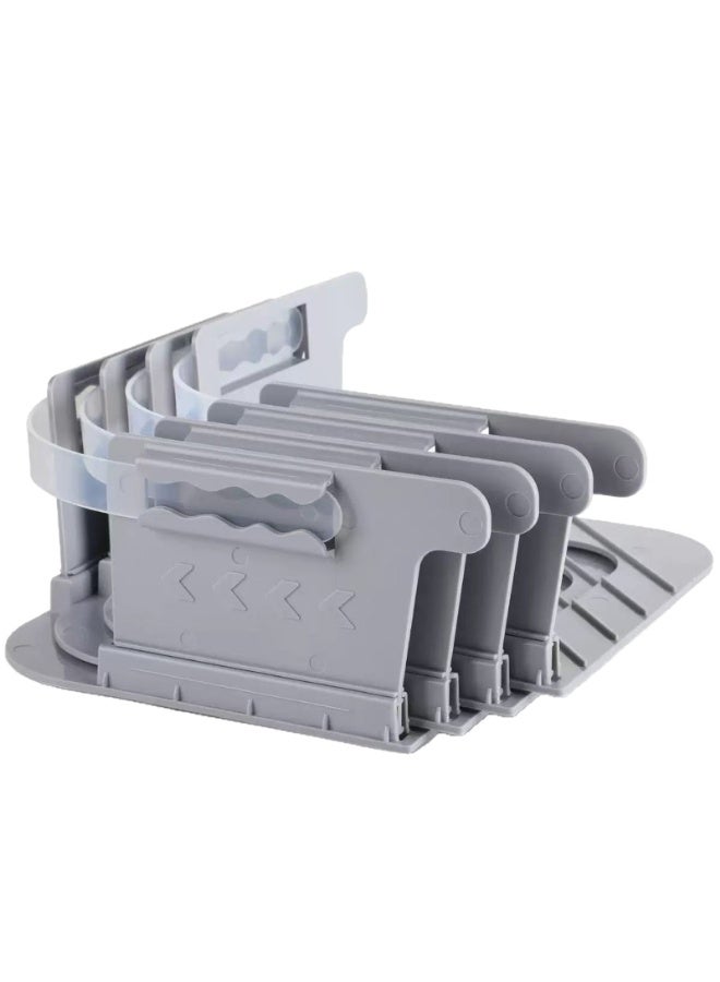 مثبتات غير مرئية لملاءات السرير مشابك قابلة للإزالة ومانعة للانزلاق لملاءات السرير 4 قطع - Image 1