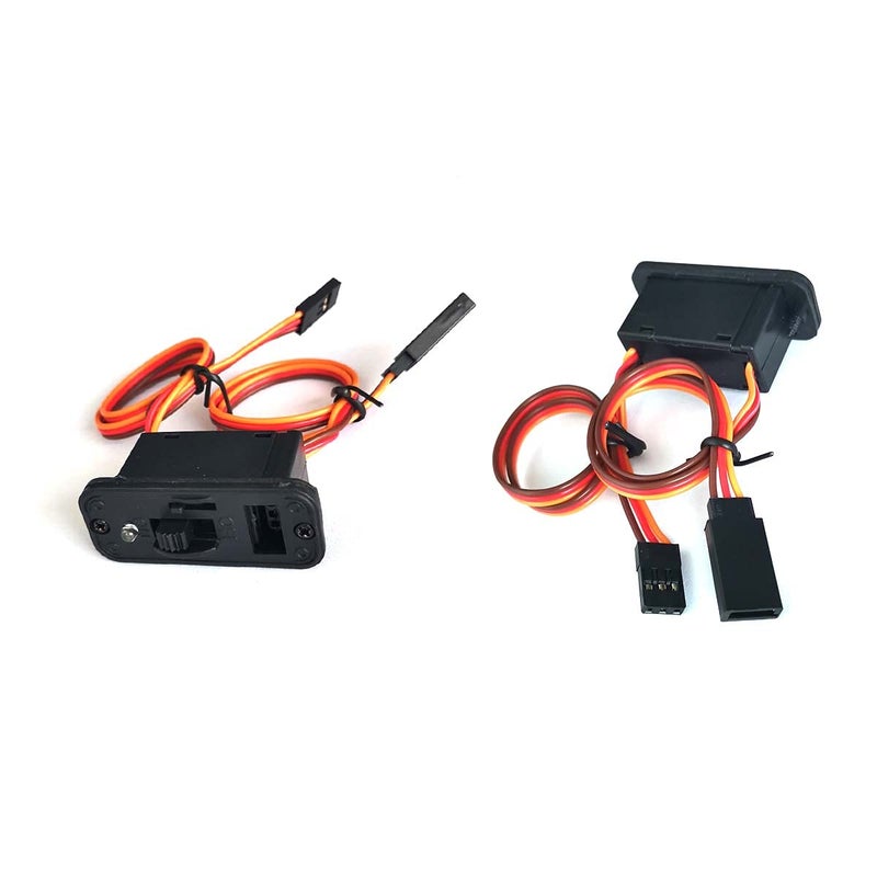 DEVMO 2 Pack JR Style Heavy Duty On/Off Switch with Bright LED and Charge Port RC Products - Image 4