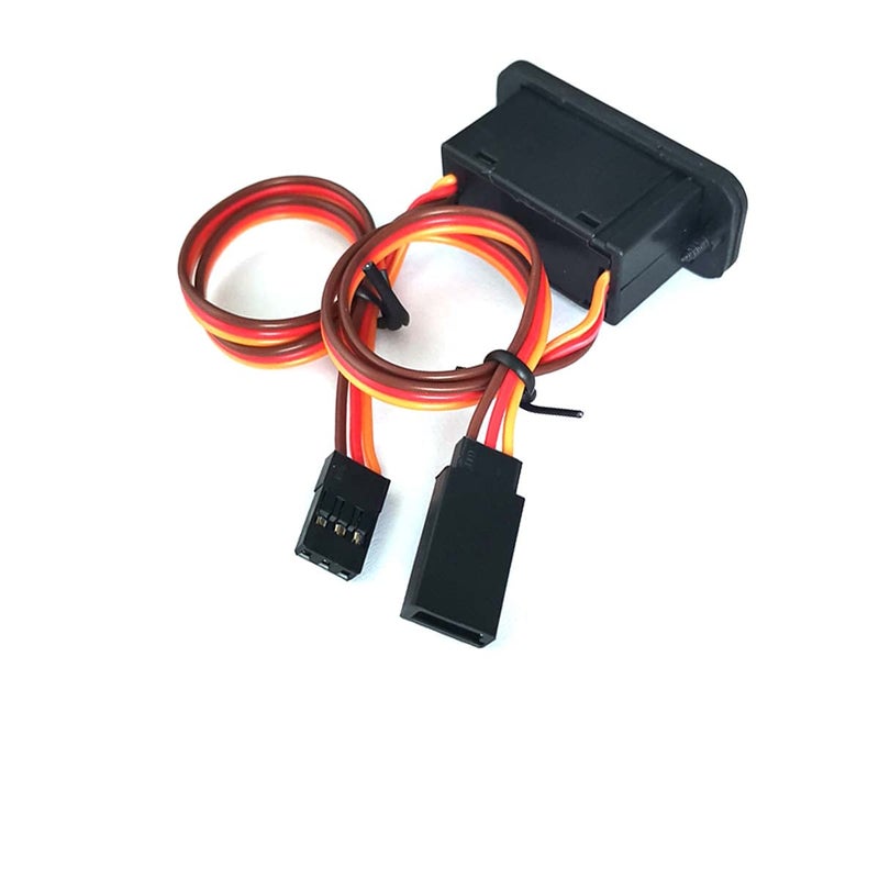 DEVMO 2 Pack JR Style Heavy Duty On/Off Switch with Bright LED and Charge Port RC Products - Image 3
