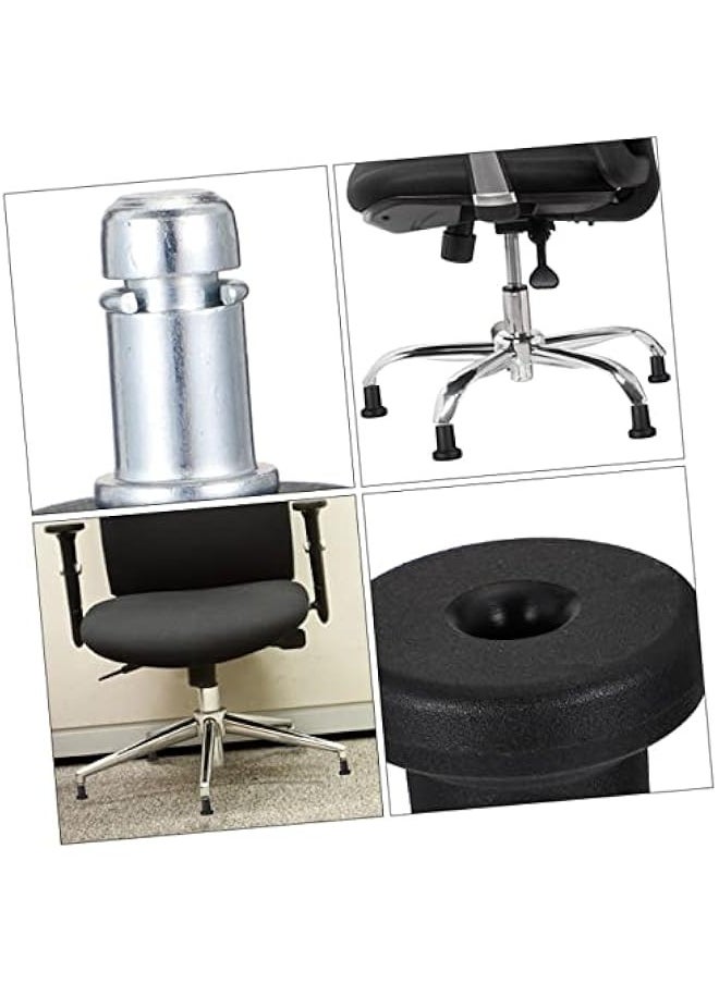 Generic - 12 Pcs Fixed Caster Pads Swivel Accent Chair Swivel Office Chair Swivel Desk Chair Furniture Casters Chair Swivel Caster Wheels Adjustable Chair Desk Chair Leveler Desk Fixed Feet - Image 1