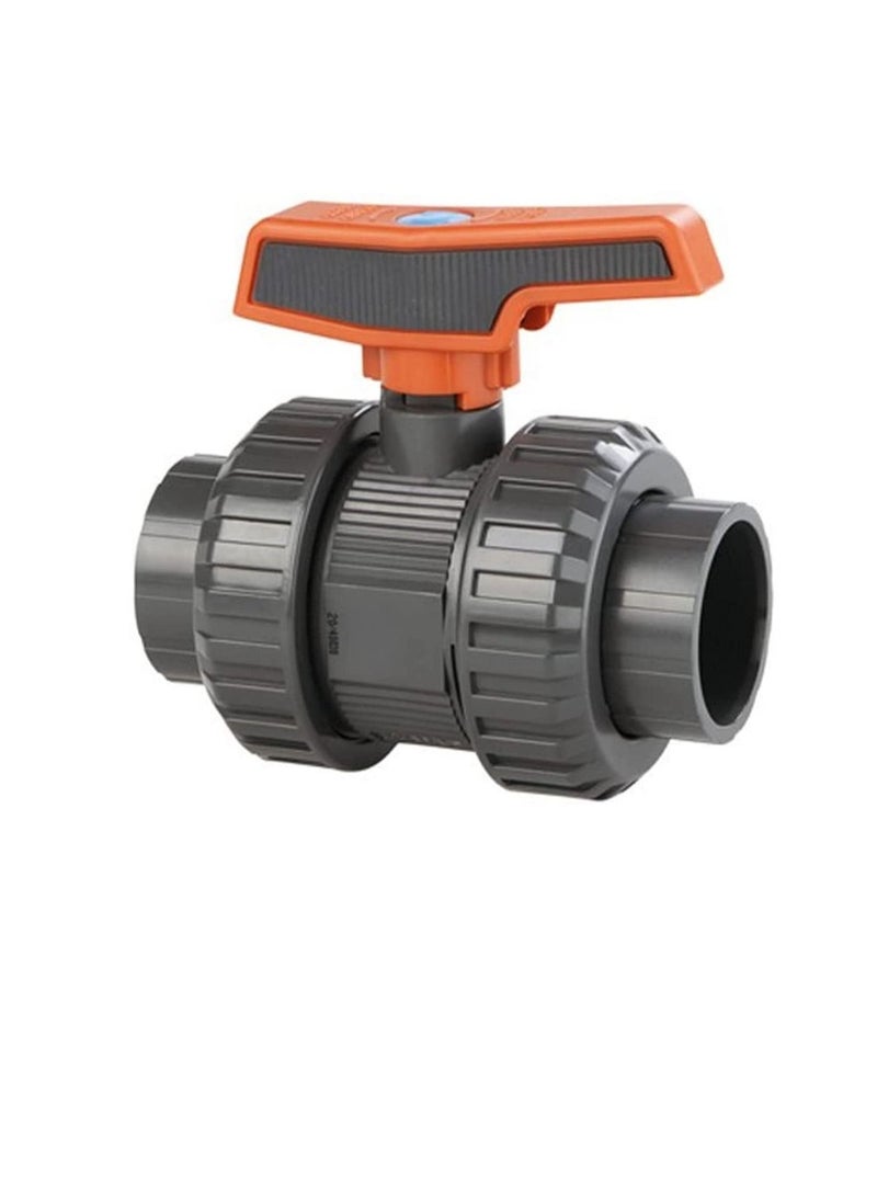 Cepex PVC Heavy Duty Water Supply Pipe Fittings for Swimming Pool, Agriculture, Irrigation & Commercial Plumbing Use (4 Inch, Union Ball Valve)  - Image 1