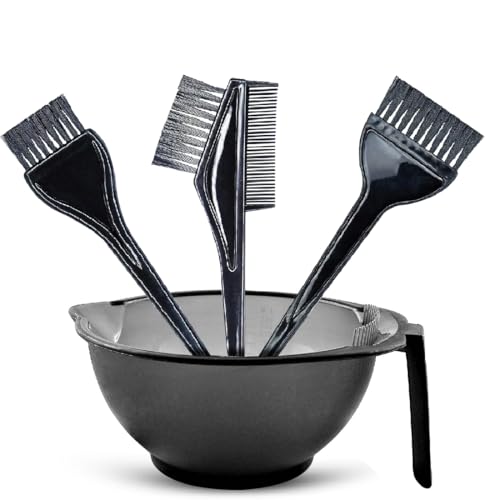 adbeni Professional Hair Coloring Kit for Women & Men, DIY Brush Set with Dye Mixing Bowl, Double Ended Extra Applicator Brushes, Reusable, Easy to Clean Tools for Salon Style Hair Color at Home - Image 1