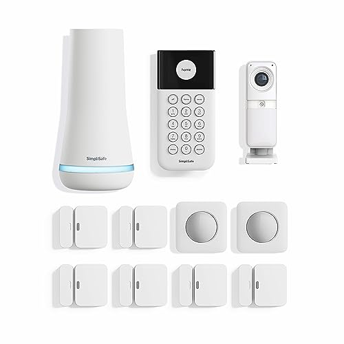 SimpliSafe 11 Piece Wireless Home Security System Gen 3 with Wireless Indoor HD Camera - Optional 24/7 Professional Monitoring - No Contract - Compatible with Alexa and Google Assistant,White - Image 3