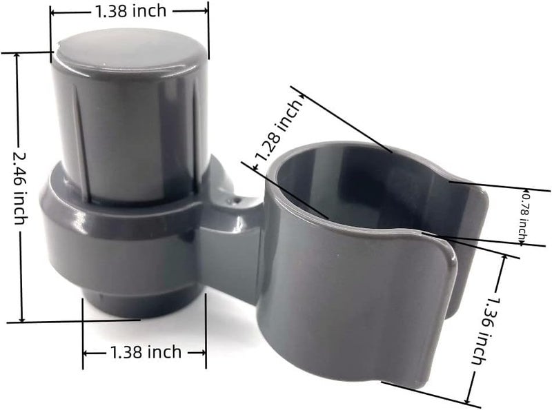 Sionlan Vacuum Storage Rack Attachments Compatible for Shark Rocket Tool Clip HV300 HV301 HV320 HV322 HV380 HV381 HV382 HV345 HZ2002 HZ251 IC160 ZS350 ZS351 ZS352 Part No.392FFJH380 (2 Pack) - Image 2
