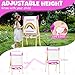 Doselie Easel for Kids ToysToddler Art Easel with Art Supplies Height Adjustable DoubleSided Magnetic Dry Eraser Whiteboard and Chalk Board with Paper Roll4 5 6 7 8 9 10 Year Old Girl Birthday Gifts - Image 4