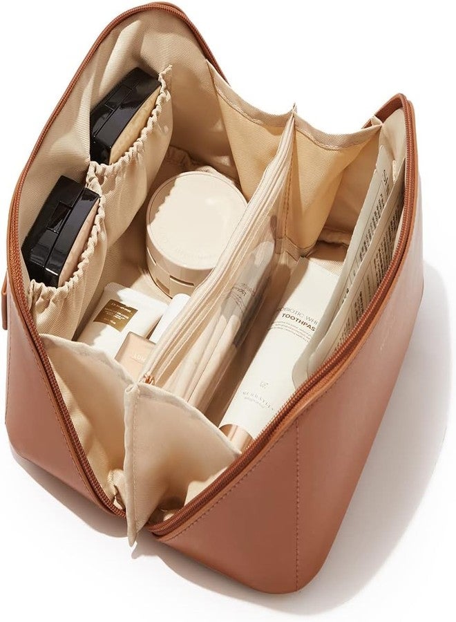 Anasis 4 in 1 Foldable Hanging Roll Up Makeup Toiletry Bag for Travel Organizer Cosmetic Storage for Women - Image 2