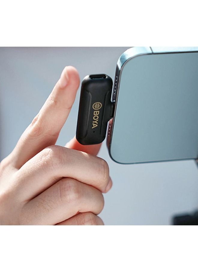 BOYA - BY-WM3T2-D2 2.4G Mini 2.4GHz Wireless Microphone compatible with iOS devices - Image 1