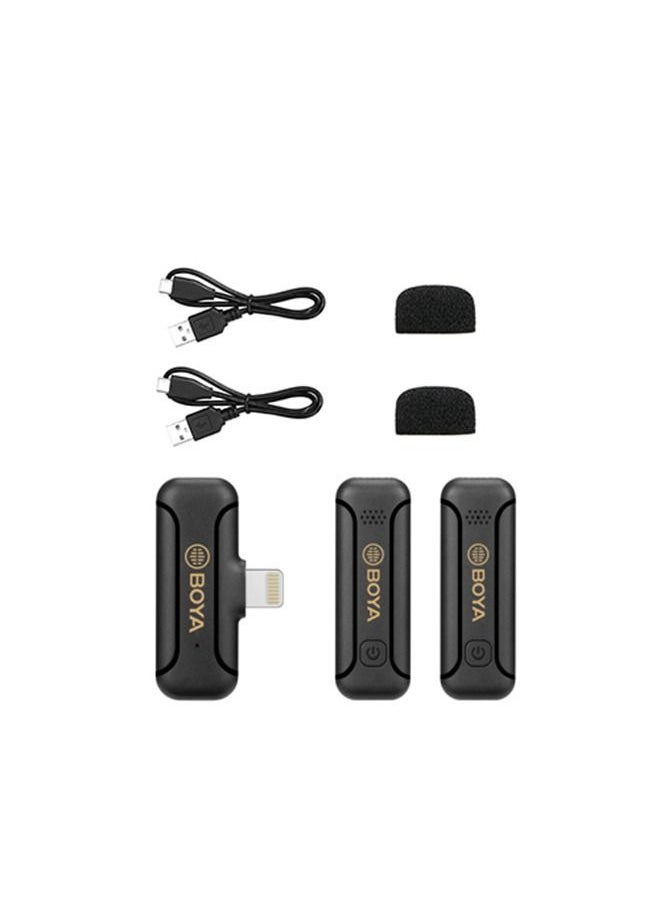 BOYA - BY-WM3T2-D2 2.4G Mini 2.4GHz Wireless Microphone compatible with iOS devices - Image 1