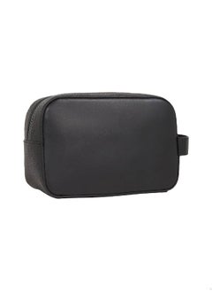 TOMMY HILFIGER Men's Th Foundation Washbag - Faux Leather, Black  - Image 2