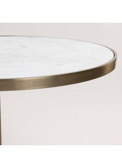 Homez Metal And Marble Coffee Table   60*60*45 cm  - Image 4