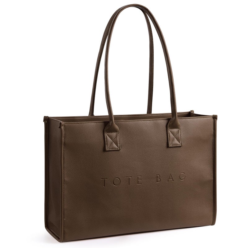 KALIDI FANCY FOREST KALIDI Oversize Pu Leather Tote Bag Large Capacity Shoulder Bag Women Weekender Bag Shopper Handbags Purses with Top Handle - Image 1