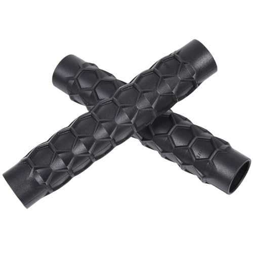 Ayaport Kayak Paddle Grips Non-Slip Silicone Wraps for Take-Apart Kayak Paddles, Blister Prevention Kayaking Accessories 1 Pair (Black) - Image 1