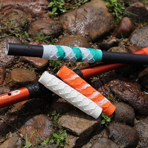 Ayaport Kayak Paddle Grips Non-Slip Silicone Wraps for Take-Apart Kayak Paddles, Blister Prevention Kayaking Accessories 1 Pair (Black) - Image 5