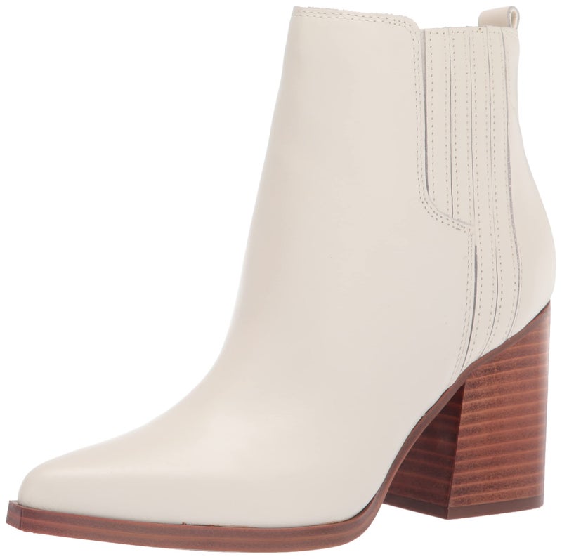 Marc Fisher Women's Matter Bootie, Cream Suede, 5.5