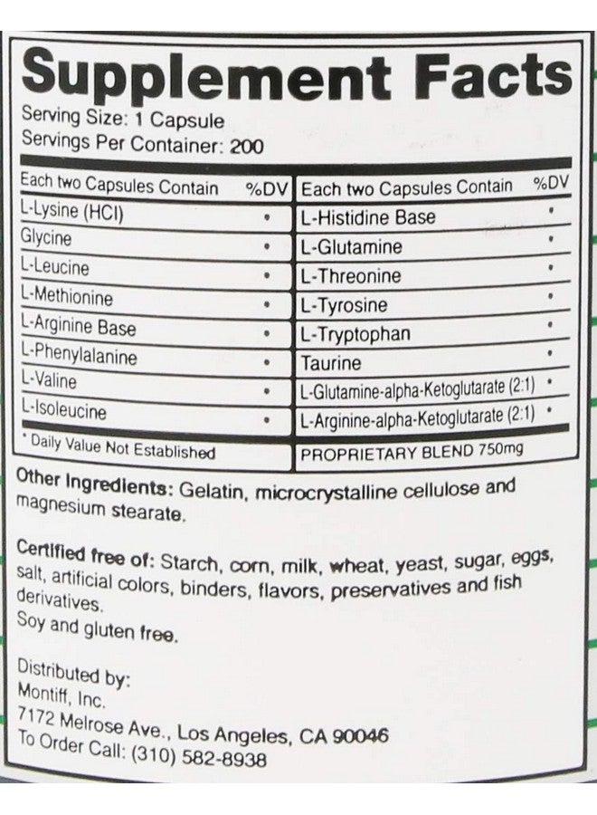 Montiff Super Sports 750 mg 200 Capsules - Image 2