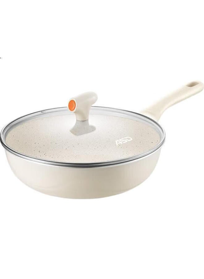 Asd Non-Stick Ceramic Frying Pan, Maifanshi Color, Multifunctional Cooking Pan, 24Cm, Suitable For Open Flame And Induction Cooktops, T6 - Image 1