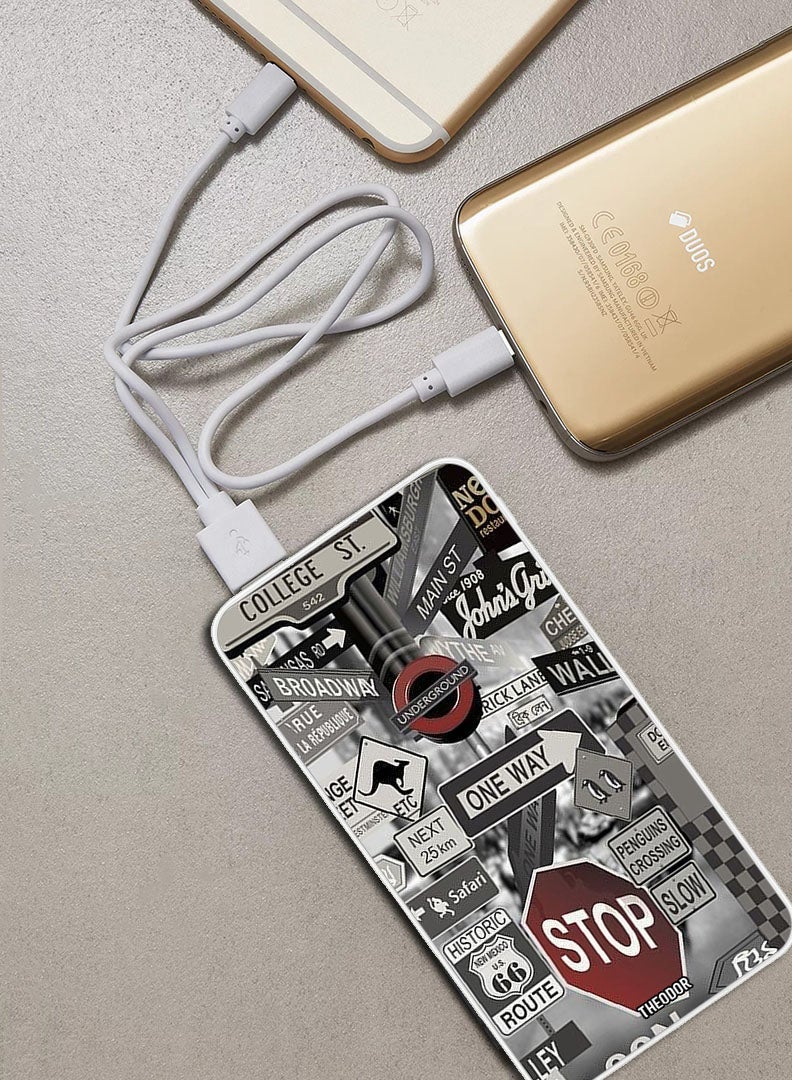 Theodor 10,000 mAh Super Fast Charging Ultra Compact Power Bank with Quick Charge & Power Delivery, Portable Charger For iPhone and Android singler tag - Image 2