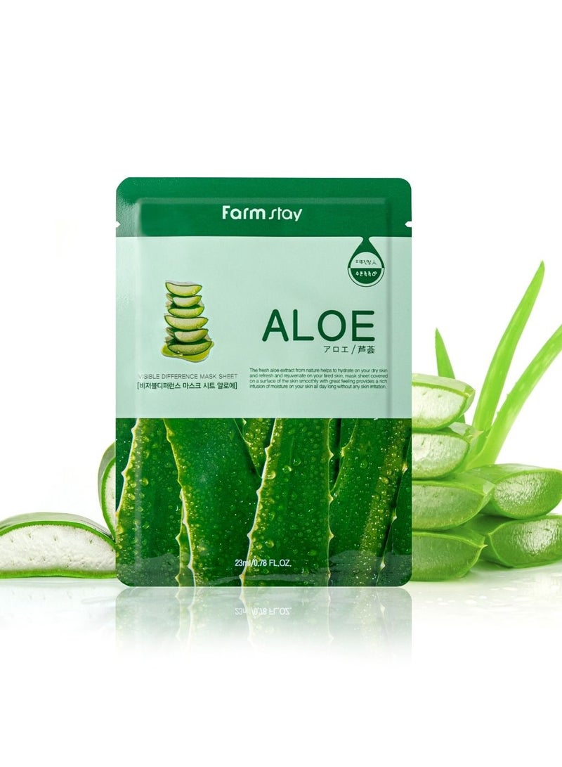 Farm Stay Visible Difference Aloe Mask Sheet 23ml  - Image 2