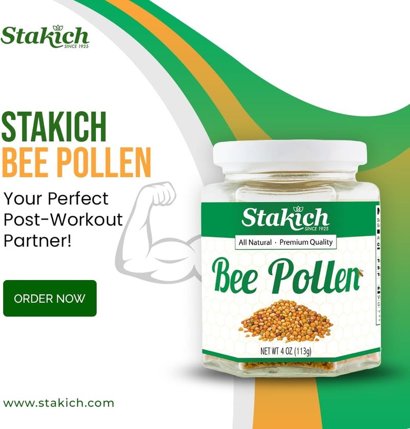 Stakich BEE POLLEN GRANULES 0.5kg (470ml) - 100% Pure, Natural, Unprocessed - Image 4