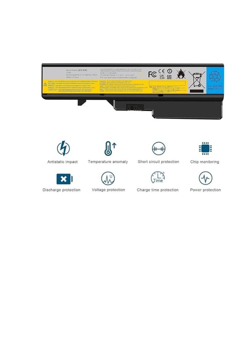 G460 Replacement laptop battery for lenovo G465 G470 G475 G560 G565 G570 B470 B570 Idea.Pad V360 V370 V470 V570 Z370 Z460 Z465 Z470 Z475 Z560 Z570 Z575 L09S6Y02 L08S6Y21 L09C6Y02 L09L6Y02 L09M6Y02  - Image 2