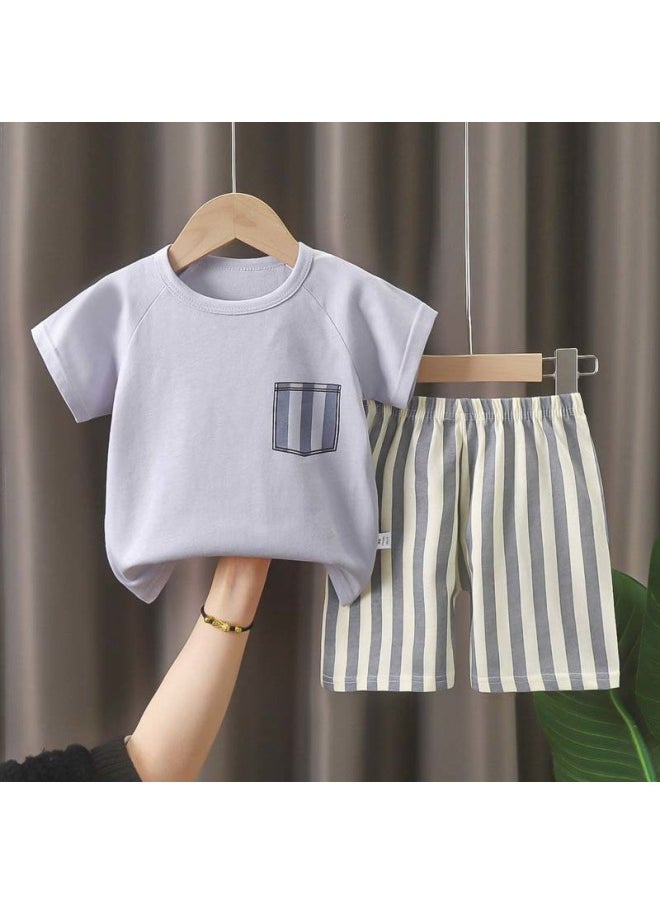 Generic - 40cm Doll Coat Cotton Doll Sitting Special Cute Pajamas Dress Dress Cloth Doll Climbing Clothes-Color:A03 Short Sleeve Top-Height:40cm Sitting Baby Clothes - Image 1