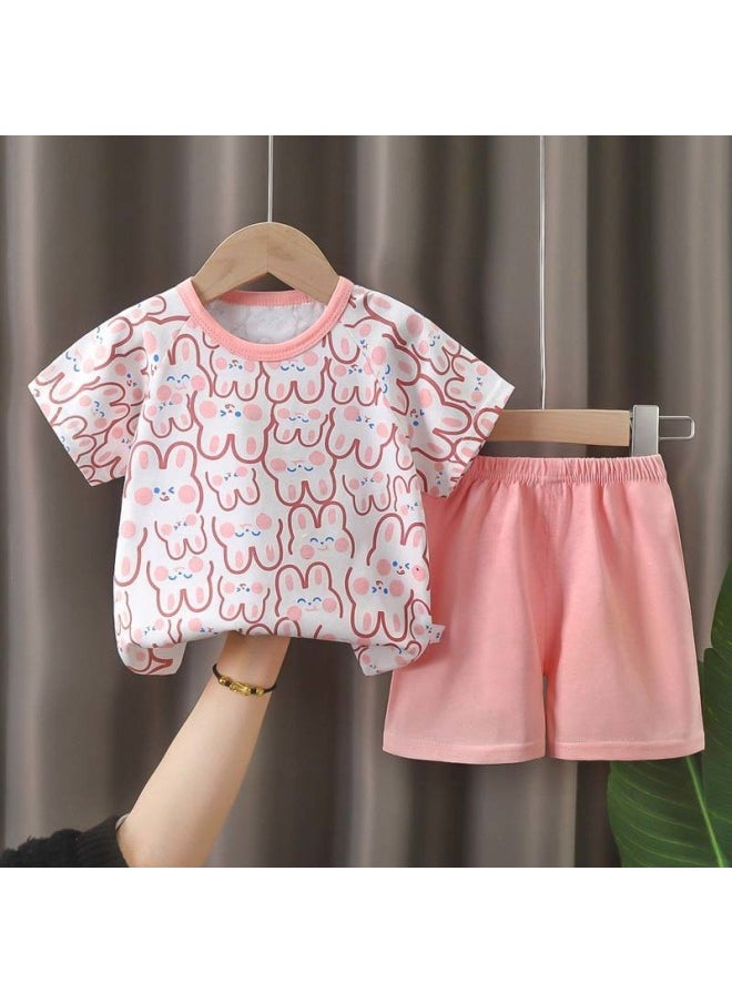 Generic - 40cm Doll Coat Cotton Doll Sitting Special Cute Pajamas Dress Dress Cloth Doll Climbing Clothes-Color:A03 Short Sleeve Top-Height:40cm Sitting Baby Clothes - Image 1
