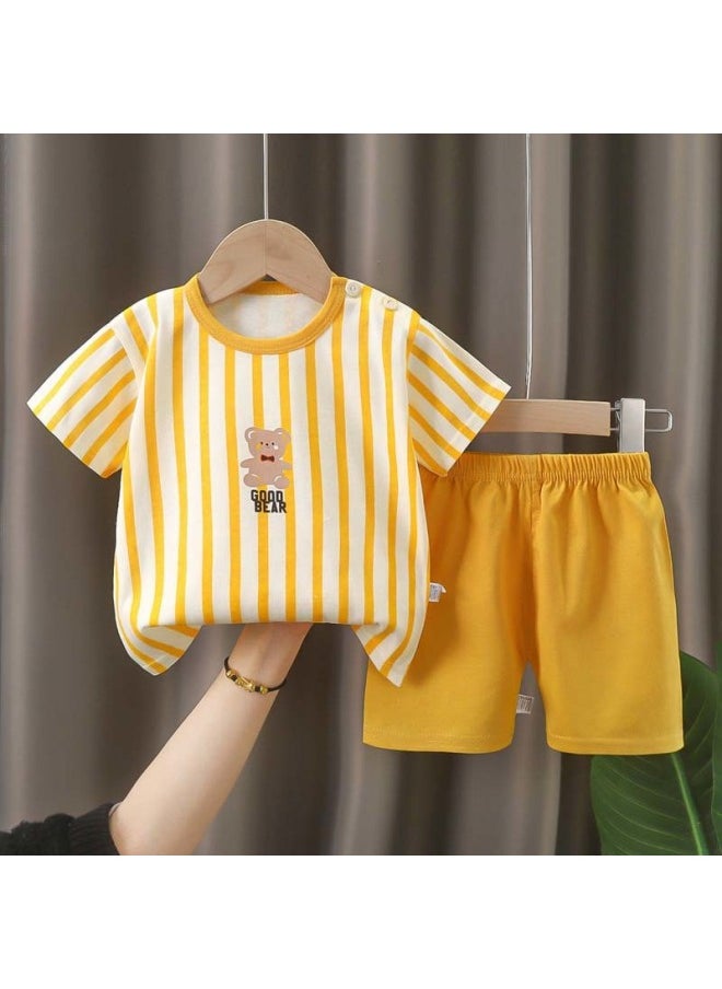 Generic - 40cm Doll Coat Cotton Doll Sitting Special Cute Pajamas Dress Dress Cloth Doll Climbing Clothes-Color:A03 Short Sleeve Top-Height:40cm Sitting Baby Clothes - Image 1